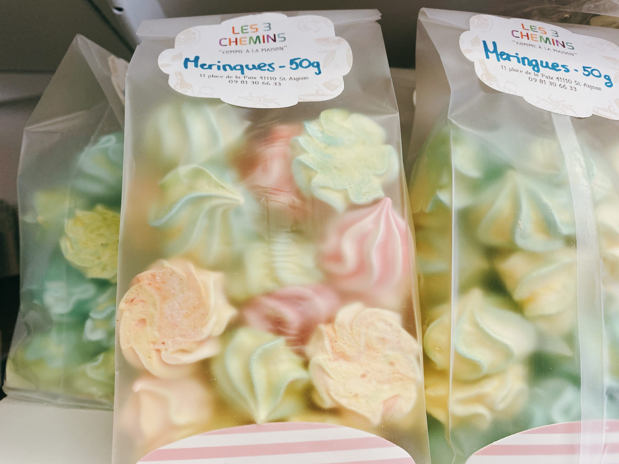Sachet de meringues